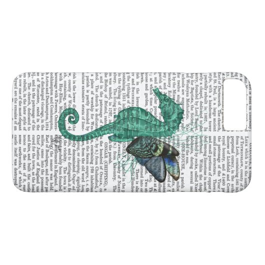 翼のあるシホース Case-Mate iPhoneケース (裏面(横))