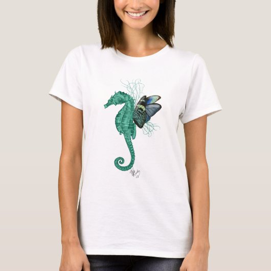 翼のあるシホース Tシャツ (正面)