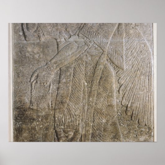 翼のあるジェニーを描いたレリーフ、 浮き彫り ポスター (正面)