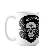 翼のあるスカルのアートワーク