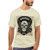 翼のあるスカルのアートワーク