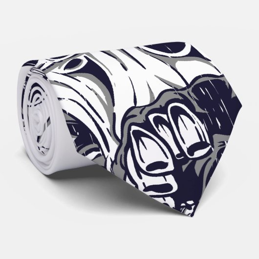 翼のあるスカル死エンジェルタイゴシックメタル ネクタイ (ロール)