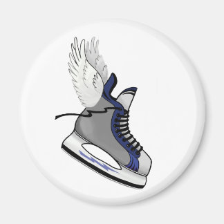 翼のあるスケート靴 マグネット