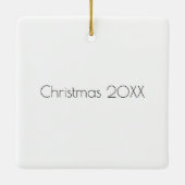 翼のあるスチームパンク犬 セラミックオーナメント (裏面)