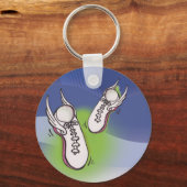翼のあるテニスシューズ キーホルダー (正面)
