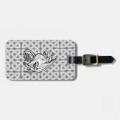 翼のあるドラゴン ラゲッジタグ (正面横)