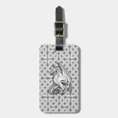 翼のあるドラゴン ラゲッジタグ (正面縦)