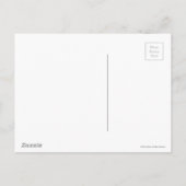 翼のあるハート ポストカード (裏面)