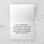 翼のあるペットの前足の思い出で カード (内部)