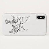 翼のあるラプター Case-Mate iPhoneケース (裏面(横))