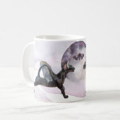 翼のある夜猫 コーヒーマグカップ (正面左)