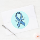 翼のある失行認識度リボン ラウンドシール (封筒)