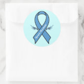 翼のある失行認識度リボン ラウンドシール (バッグ)