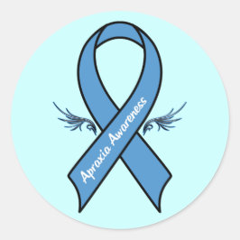 翼のある失行認識度リボン ラウンドシール