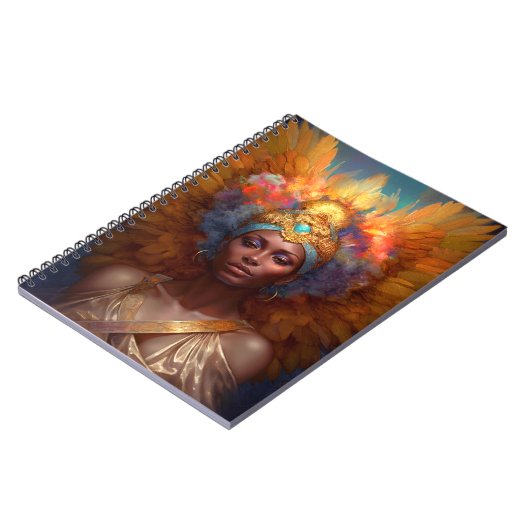 翼のある女神ファンタジー芸術 ノートブック (左側)