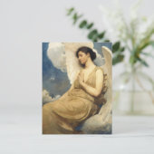 翼のある姿byアボット・ハンダーソン・セイヤー・エンジェル・アート ポストカード (スタンド正面)