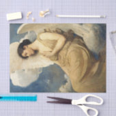 翼のある姿byアボット・ハンダーソン・セイヤー・エンジェル・アート 薄葉紙 (クラフト)