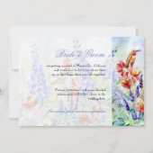 翼のある宝石ハミングバード – 日付を保存 セーブザデート (正面)