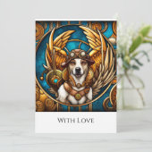 翼のある犬スチームパンク 招待状 (スタンド正面)