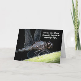 『翼のある知恵 – トンボの物語』 サンキューカード