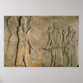 翼のある精神を描いたフリーズ ポスター (正面)