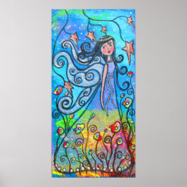 翼のある美しいの妖精のポスター ポスター