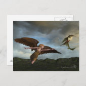 翼のある追跡 ポストカード (正面/裏面)