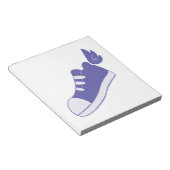 翼のある靴 ノートパッド (アングル)