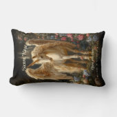 翼のある馬のヴィンテージルネッサンスギルドユニコーン ランバークッション (正面)