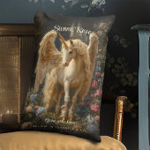 翼のある馬のヴィンテージルネッサンスギルドユニコーン ランバークッション