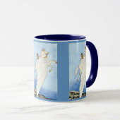 翼のある馬カップ マグカップ (正面右)