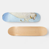 翼のある馬スケートボード スケートボード (横)