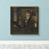 翼のない友人 キャンバスプリント (インサイチュ (ウッドフロア))