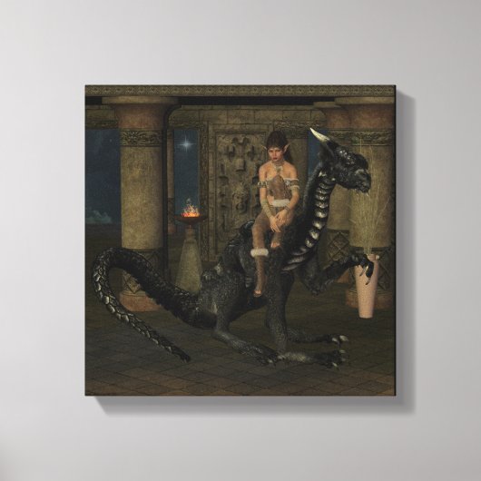 翼のない友人 キャンバスプリント (正面)