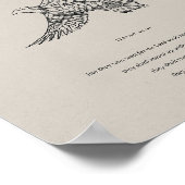 翼のようなイーグルス – Isaiah 40:31 ポスター (角)