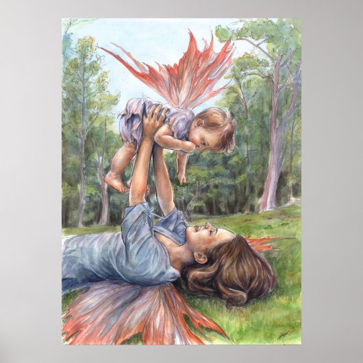 翼のポスターを広げる ポスター (正面)