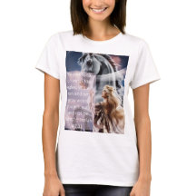 「翼の上に舞う」女子Tシャツ