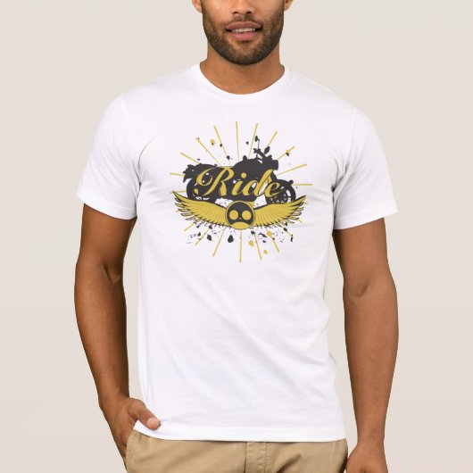 翼の乗車 Tシャツ (正面)