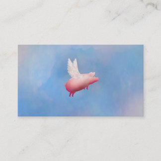 翼の名刺を持つ豚 名刺