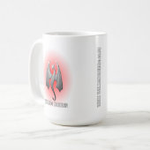 翼の戦士のマグ コーヒーマグカップ (正面左)