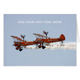 翼の歩行者の曲技飛行の表示チーム