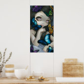 翼の混乱アートプリント蝶の妖精 ポスター (キッチン)