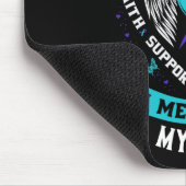 翼の準備は整ったが、私のハートは母すい マウスパッド (コーナー)