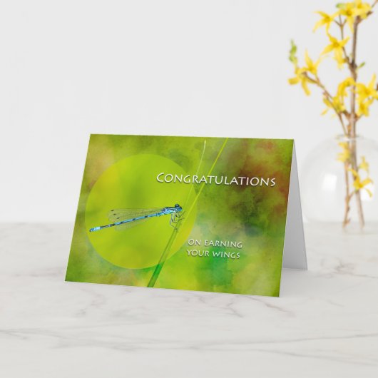 翼の獲得おめでとうございます，ライセンス カード (黄色い花)