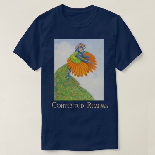 翼の生えたペガサス Tシャツ (デザイン正面)