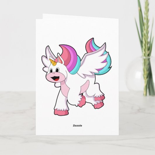 翼の生えたユニコーン.PNG カード (裏面)