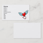 翼の(いけない)名刺との悪魔のハート 名刺 (正面/裏面)