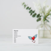 翼の(いけない)名刺との悪魔のハート 名刺 (スタンド正面)