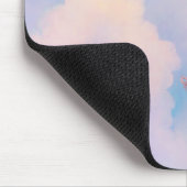 翼のmousepadを持つブタ マウスパッド (コーナー)