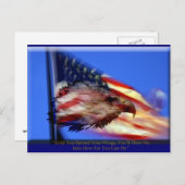 翼はがきを広げる ポストカード (正面/裏面)